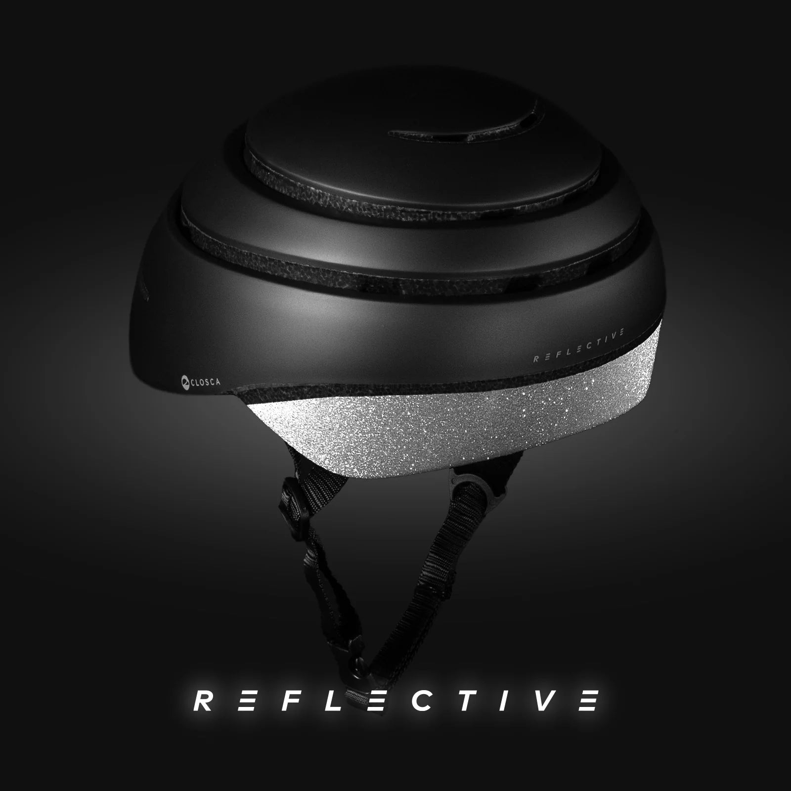 Black Reflective Silver L