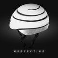 White Reflective Silver L