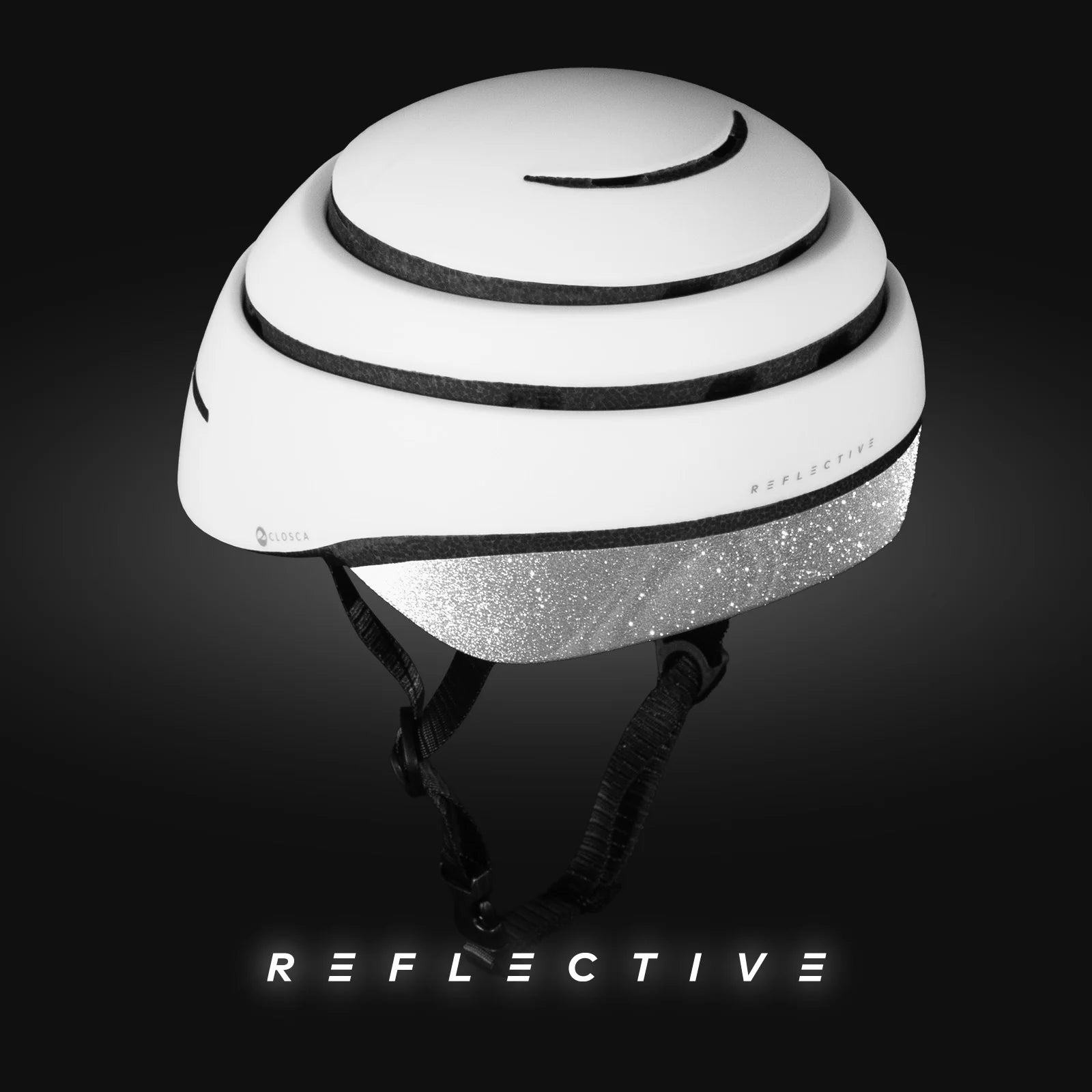 White Reflective Silver L